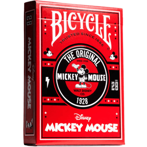 Baralho Bicycle Mickey Vermelho e Branco