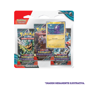 Triple Pack Pokémon Toxel TCG Escarlate E Violeta 6 Mascaras De Crepúsculo