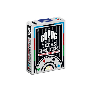 Baralho Texas Hold’em Naipe 4 Cores Preto